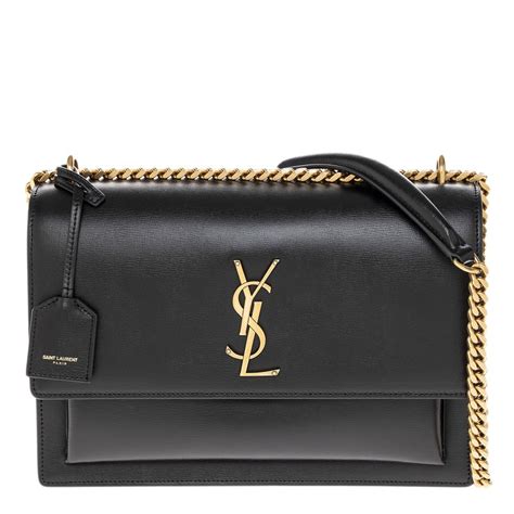 sac yves saint laurent noir et blanc|Saint Laurent sac de jour.